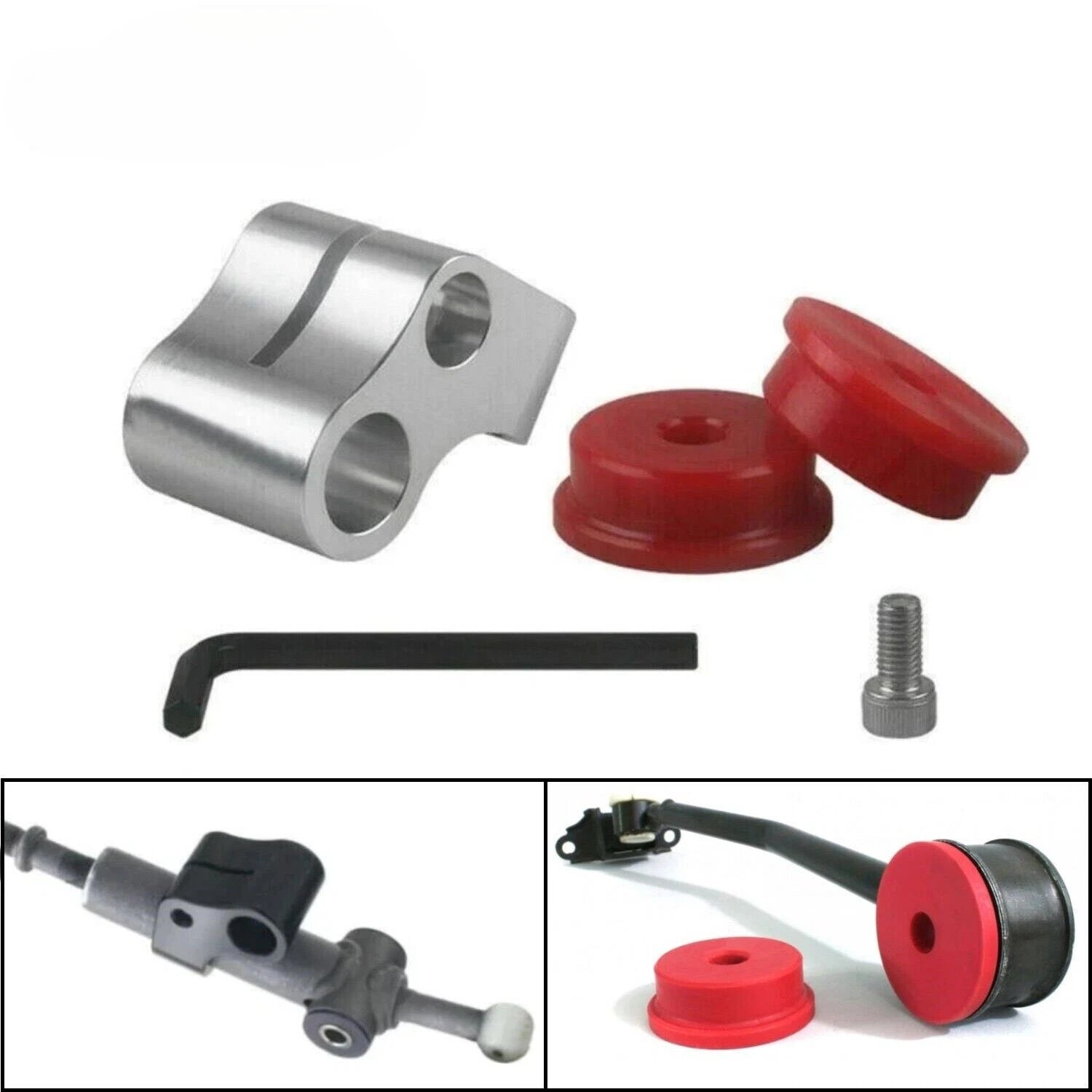 5-Speed Short Shifter Adapter w/ Bushing for Subaru Impreza WRX (2002–2016)