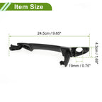 Exterior Door Handle for Hyundai Kia Picanto (2011–2023) No.826511Y000 Black Front Left