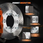 2X 1" Wheel Spacers 4x137 10x1.25 for Can-Am Commander Outlander (2011–2023)