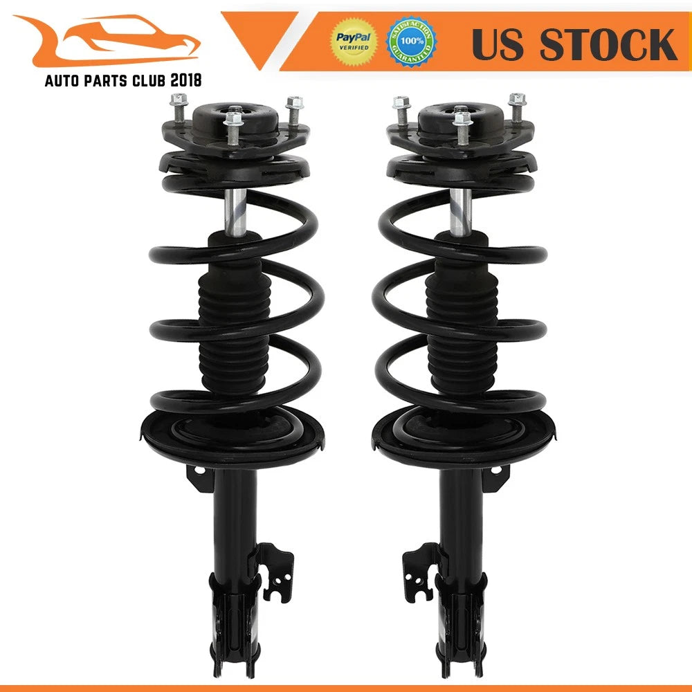 Front Struts for Toyota Sienna AWD (2011–2014) w/Coil Spring & Sway Bars