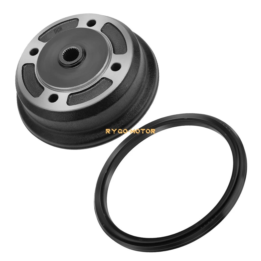 Rear Brake Drum Hub w/Seal for Kawasaki Mule 4000 4010 (2009–2024)
