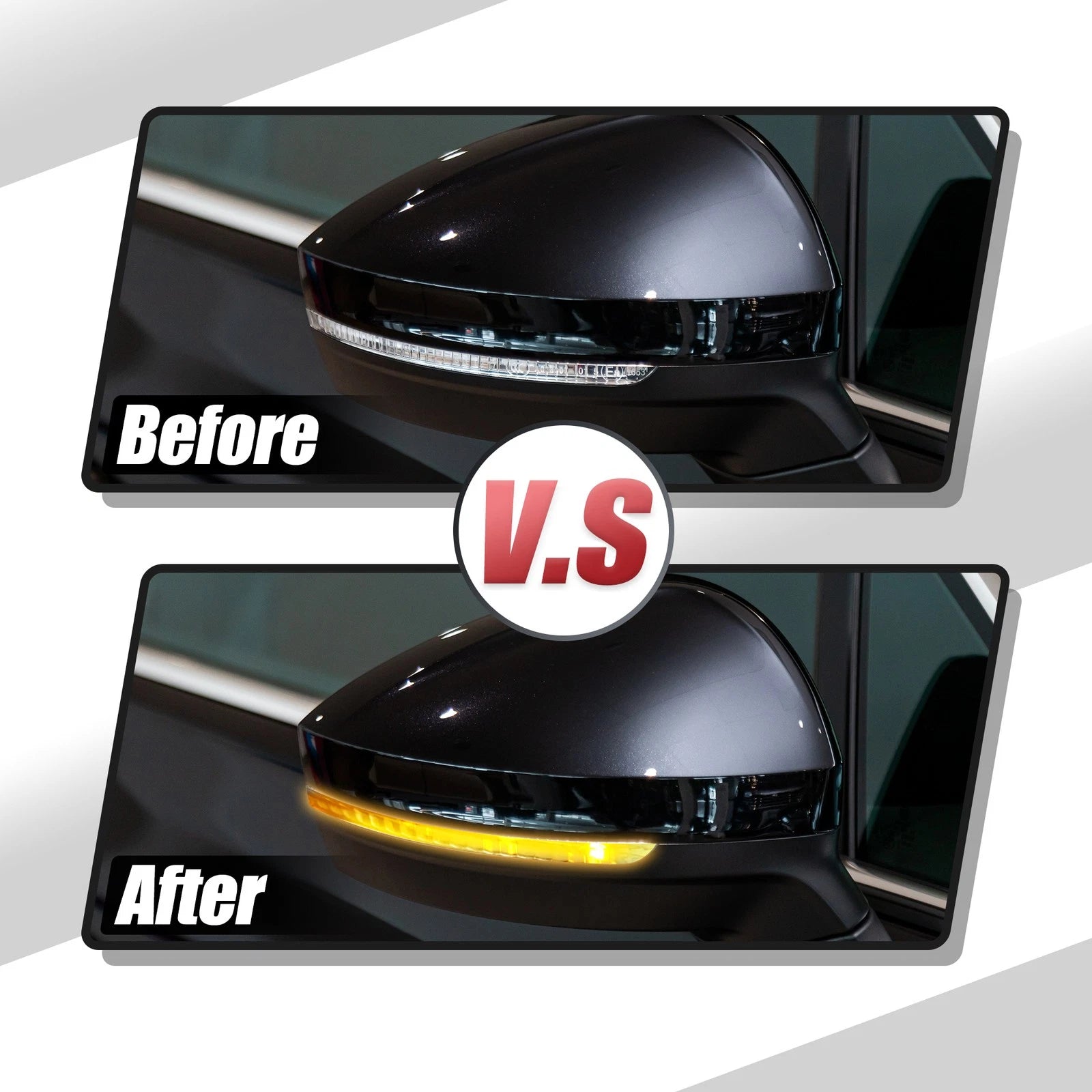 2X LED Mirror Turn Signal Lights for Ford Explorer (2011–2019)