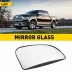Tow Spotter Mirror Lower Glass Left Side for Dodge Ram 1500 2500 3500 (68067731AA)