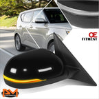 Power Heated Turn Signal Blind Spot Side View Mirror RH for Soul (2020–2022)
