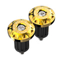 Handlebar Grips with End Cap Plugs for Motorcycle Dirt Bike (7/8")