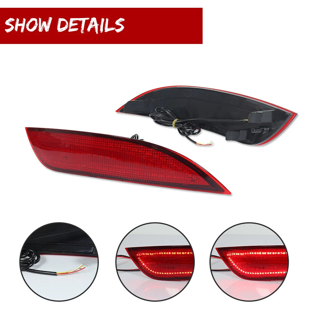 LED Rear Bumper Reflectors for Ford Focus Hatchback (2015–2018)