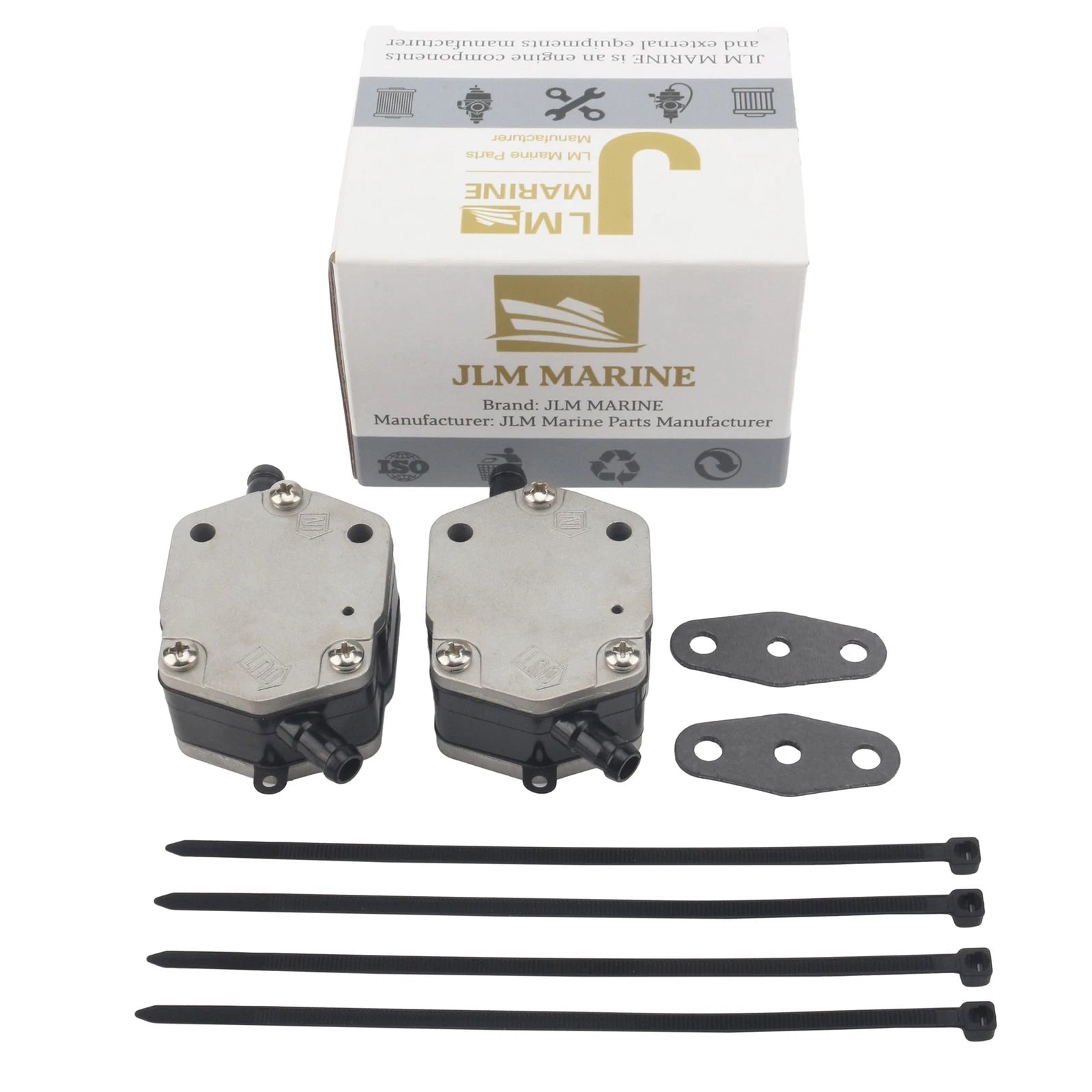 2X Outboard Fuel Pump & Gaskets Kit for Yamaha Marine (6E5-24410)