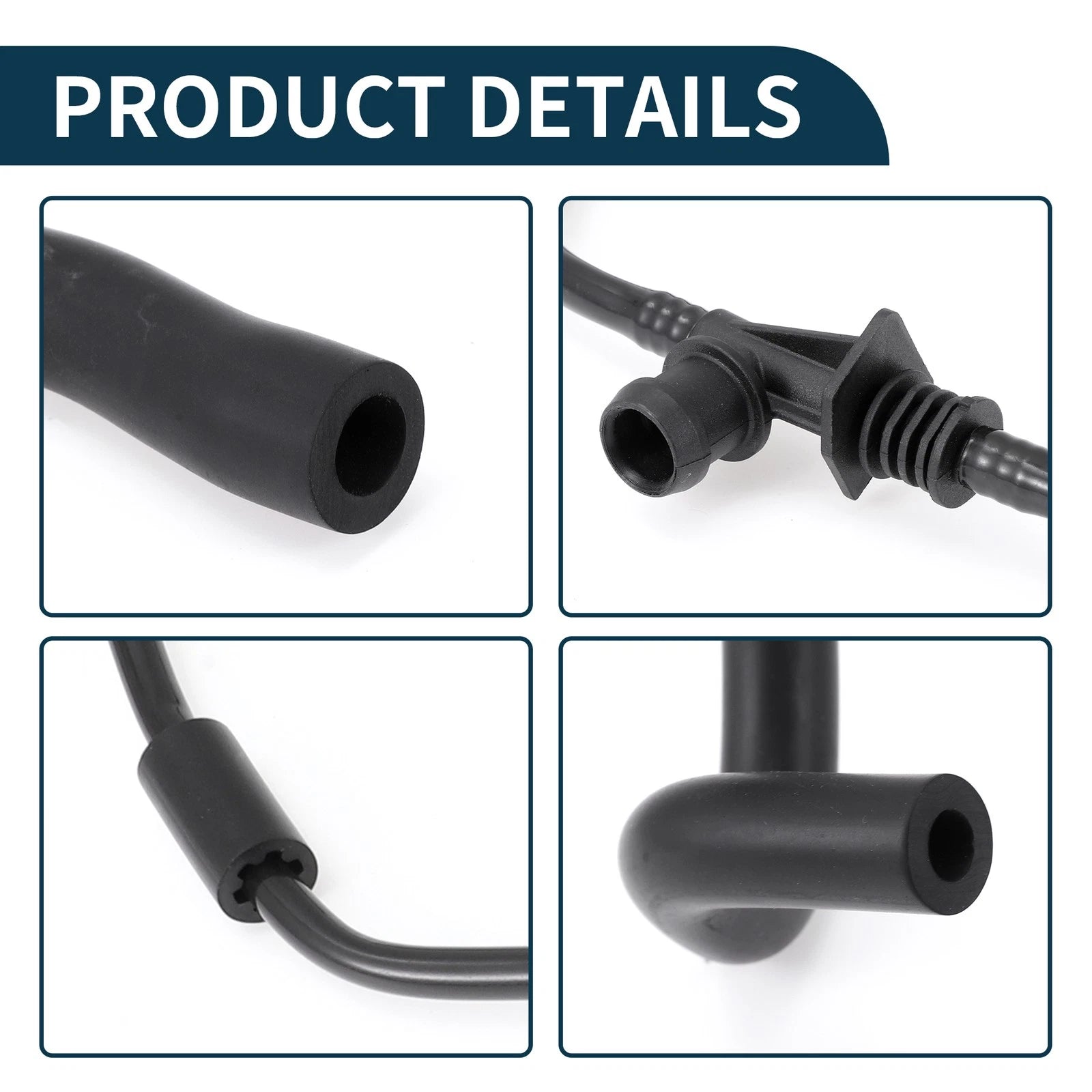 Radiator Hose Coolant Pipe for Audi A4 (2019) No. 06L121081AE, Plastic Black