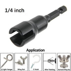 1/4 Inch Butterfly Bolt Socket Wrench Adapter for Power Tool