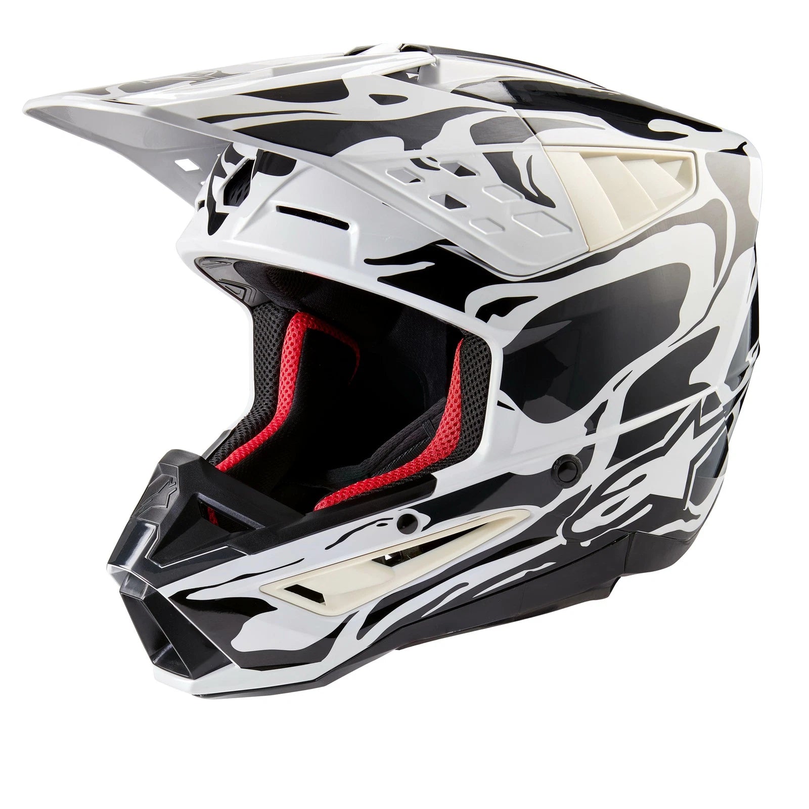 Alpinestars M5 Off-Road Helmet for Small (Cool Grey/Dark Grey)