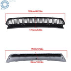 Front Bumper Lower Grille Trim for Honda Pilot (2019–2022) Black/Silver