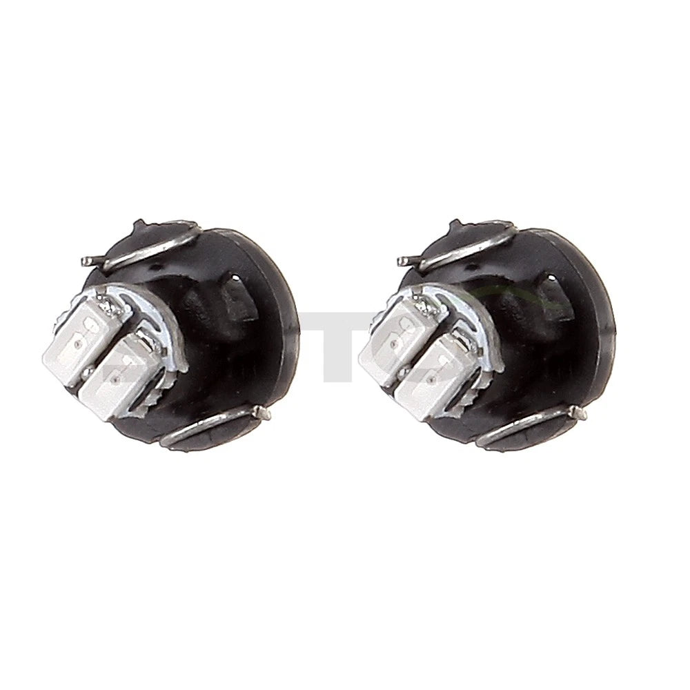 Set of 4 Red T3 Neo Wedge 3014 SMD LED A/C Heater Climate Lights