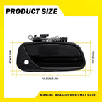 2X Exterior Front Door Handle for Toyota T100 (1993–1998) Black