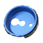 1 Pcs Blue CNC Aluminum Motor Seat Lock Cover Cap for Yamaha NMAX 155 (2015–2016)