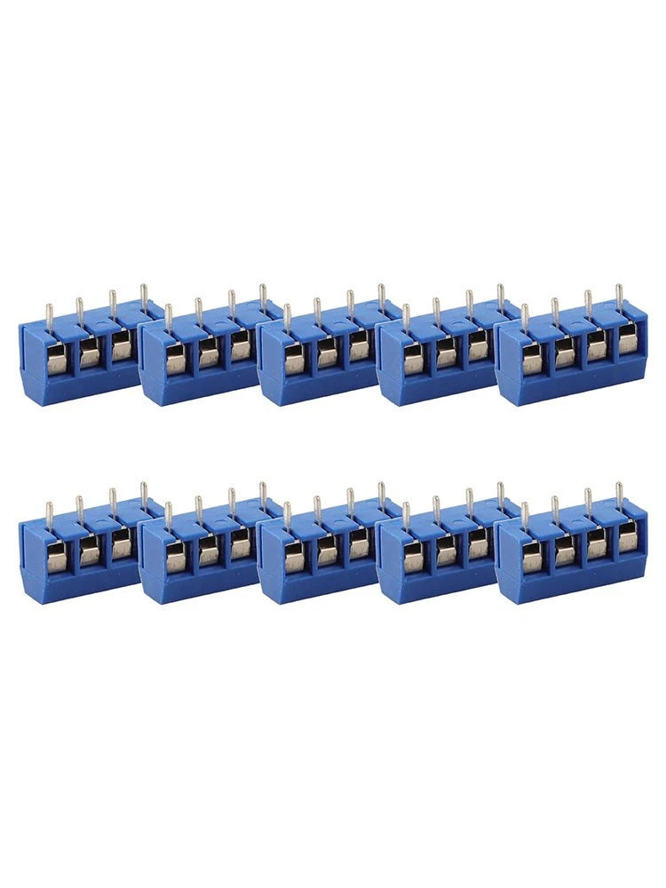 10PCS Straight Pin for PCB Terminal Block Connector 5.0mm Pitch