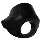 Black Short Sport Fairing Windshield for Harley Dyna (35-49mm)