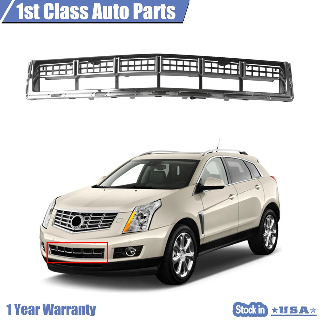 Front Bumper Cover Grille with Chrome for Cadillac SRX (2013–2016)