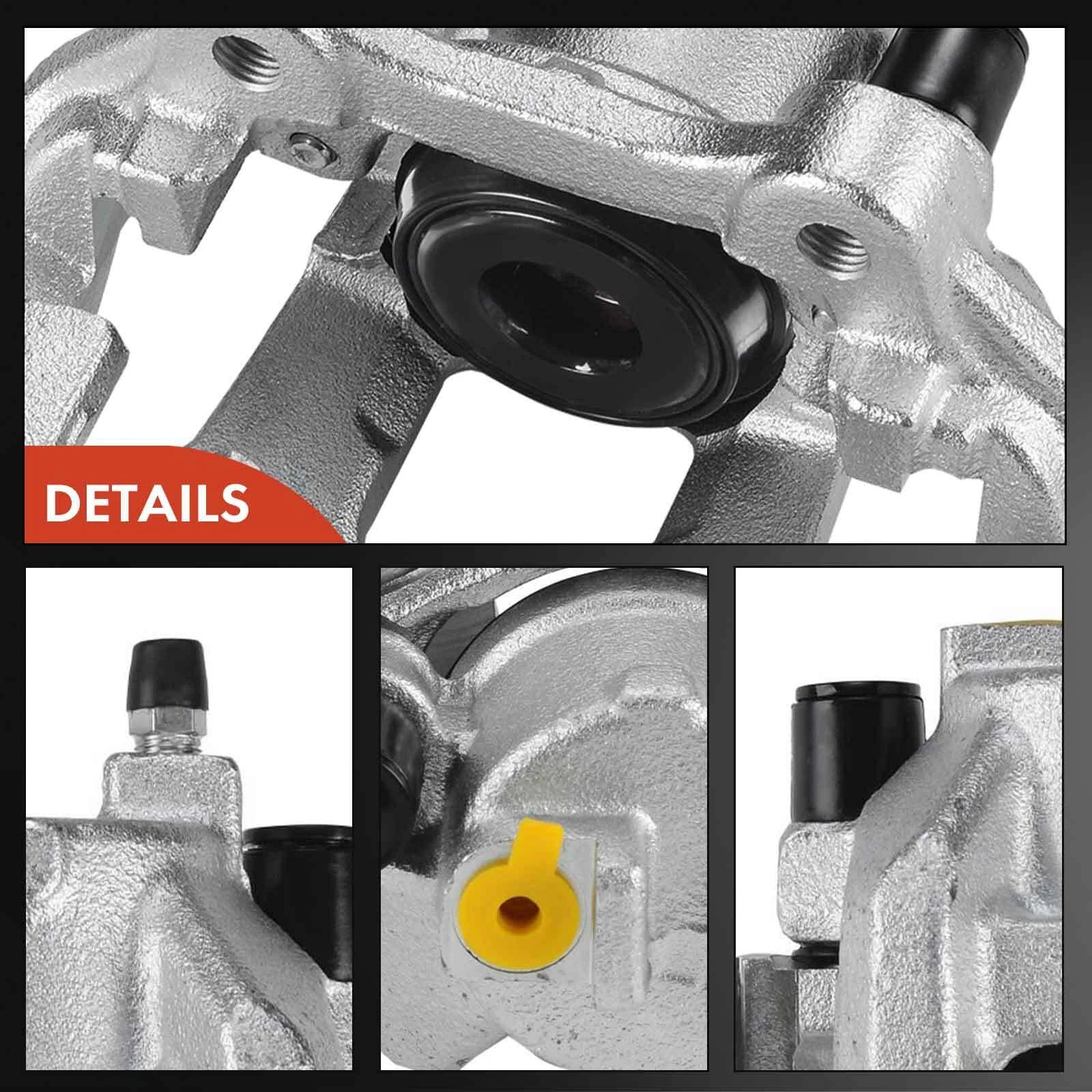 Set of 6 Rear Brake Calipers & Pads for Dodge Durango (2011–2020)