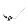 Toilet Tank Flush Lever Handle Assembly Chrome Finish for Universal Fit
