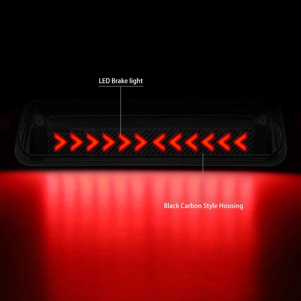 LED Carbon Third Brake Light for Ford F150 Explorer (2004–2010)
