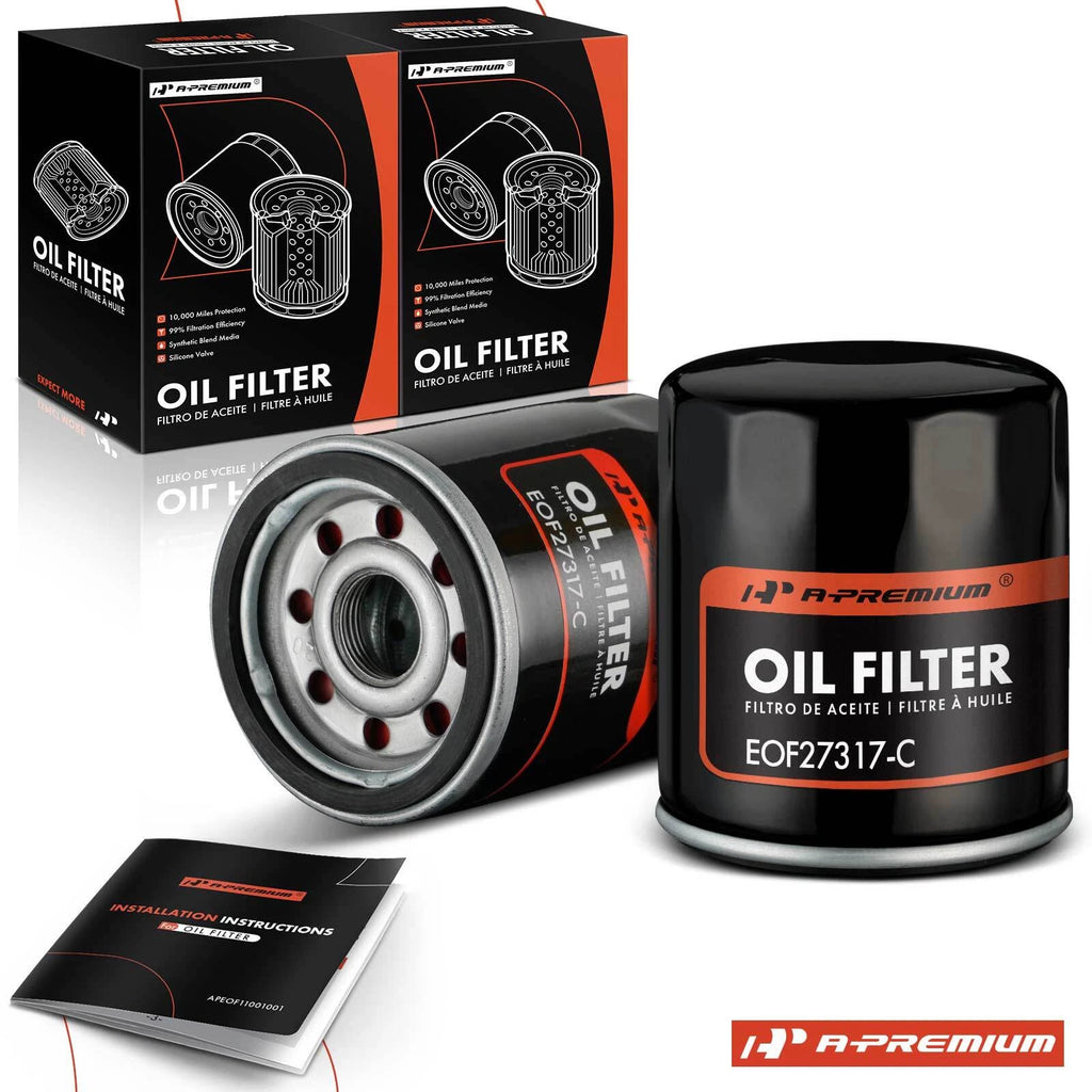 2X Engine Oil Filter for Nissan Altima (1998–2003, 2005, 2007) & Sentra (2000–2006)
