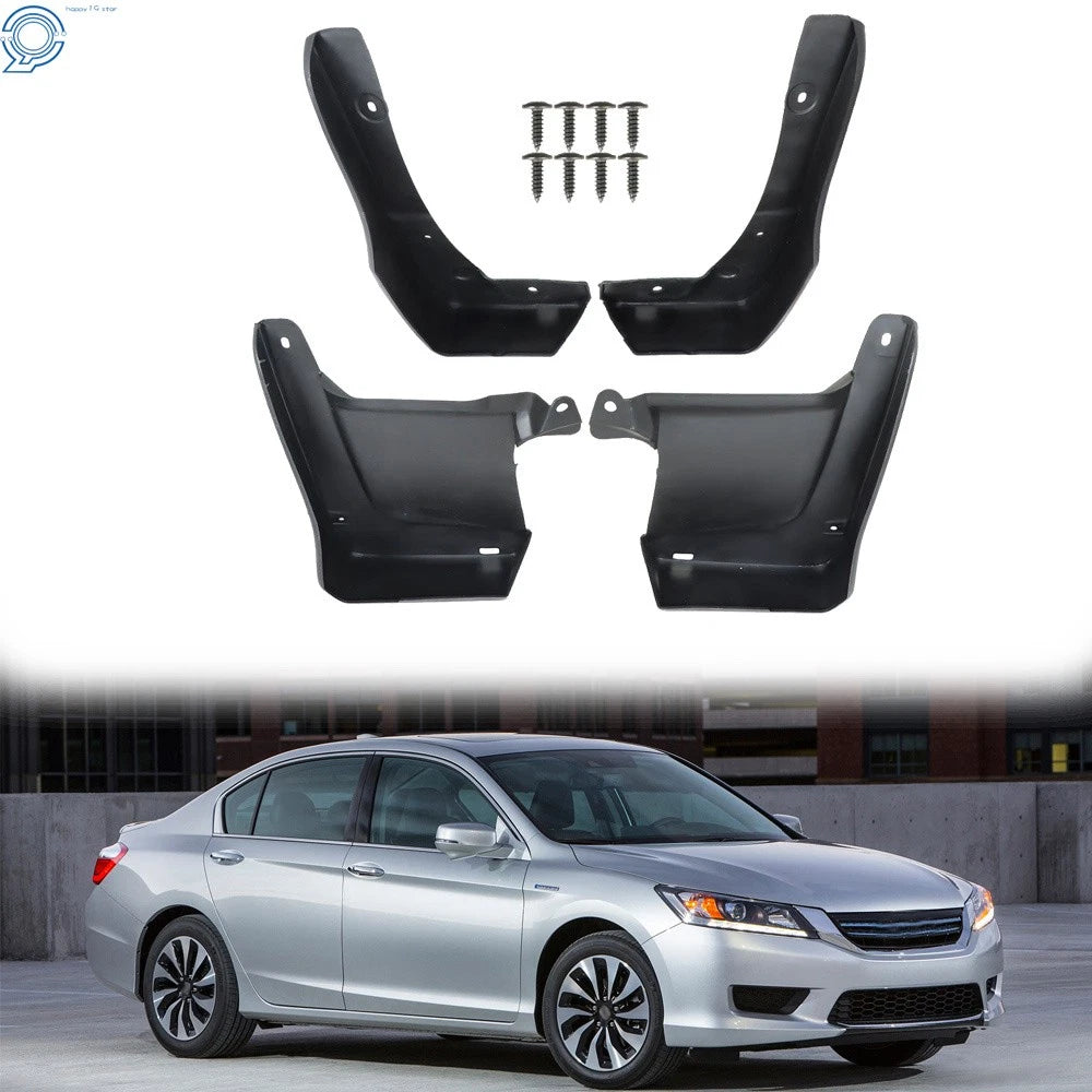 Set of 4 Mud Flaps for Honda Accord (2013–2015)