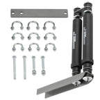 Dual Steering Stabilizer for Ford F-150 F-250 Bronco (1980–1996) w/ Mounting Brackets