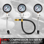 8 pcs Engine Cylinder Compression Tester Tool Kit for Auto Motorcycle Car