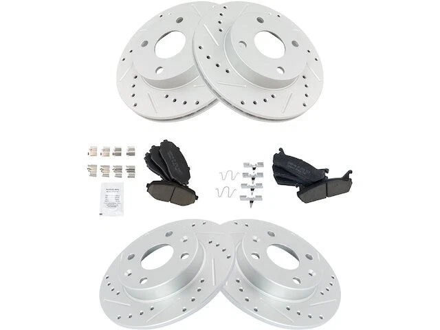 Brake Pad and Rotor Kit for Mazda Miata (1990–1993) WZ716RD