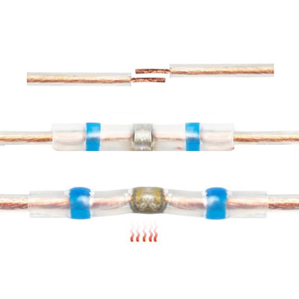 300PC Heat Shrink Solder Wire Connectors for Automotive and Marine Use