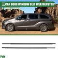 1 Pair Rear Door Window Weatherstrip for Toyota Sienna (2011–2020)