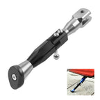 Adjustable Kickstand Foot for Motorcycle Universal (All Years) - Silver