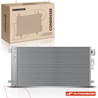 A/C Condenser with Receiver Drier & Bracket for Chevy Malibu Saturn Aura (2010–2012)