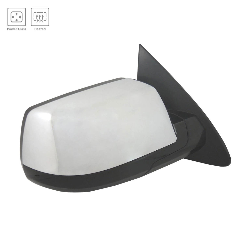 Replacement Chrome Passenger Side Power Door Mirror (See compatibility Chart)