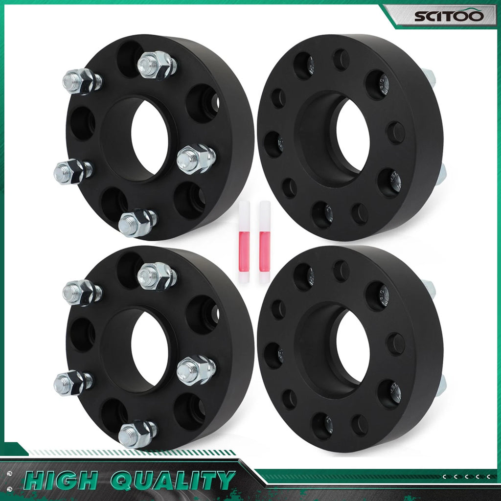 4X 1.5" Hub Centric Wheel Spacers 5x5 14x1.5 for Jeep Grand Cherokee (2011–2024)