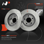 Front Side Disc Brake Rotors for Ford Edge Lincoln MKX (2007-2009)