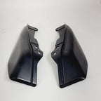 Set of 2 Matte Black Mid Frame Wind Deflectors for Harley Touring (2009–2023)