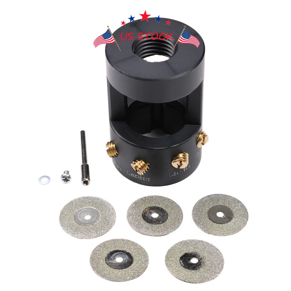 Tungsten Grinder Sharpener Tool Head for TIG Welding (Multi-Angle)