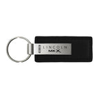 Black Leather Keychain KC1540.MKX - Officially Licensed for Lincoln MKX