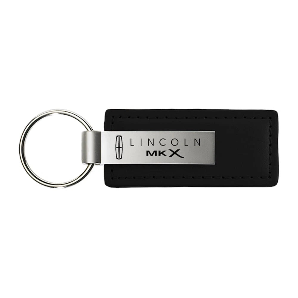 Black Leather Keychain KC1540.MKX - Officially Licensed for Lincoln MKX