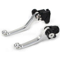 Silver Pivot Brake Clutch Levers for YAMAHA WR 250F WR 450F (2001-2016)