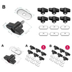 Track Mounting Bolts and Gaskets Set of 6 for Kayak Canoe Boat Systems