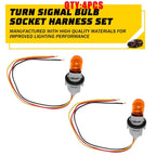 Front Turn Signal Bulb Socket + Wire Harness for Toyota Tacoma (2016–2021)