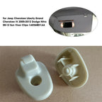 Sun Visor Clips for Jeep Liberty & Dodge Nitro (2002-2012)