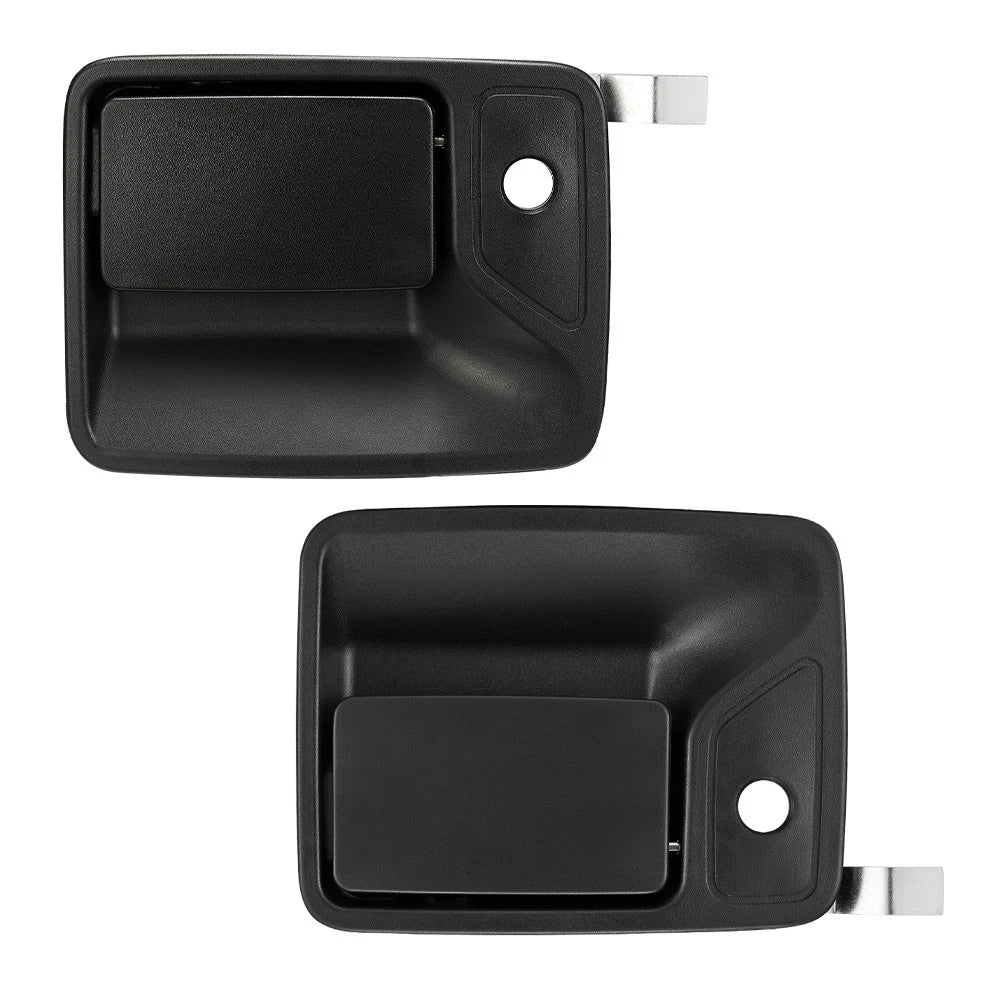 Front Left Right Outer Door Handle for 1999–2016 Ford F-250 Super Duty (Black)