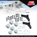 Double Eye Leaf Spring Hanger Kit for Tandem Axle Trailer