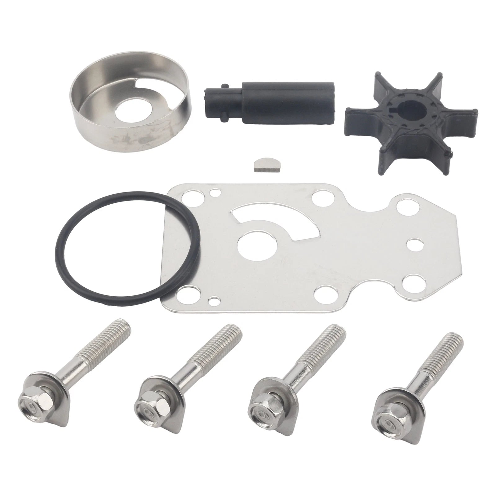Water Pump Repair Kit for Yamaha 4-Stroke 6 8 9.9 HP Outboard (1996–2023)