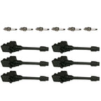 6X Ignition Coils & Iridium Spark Plugs for Nissan Maxima (1995–1999)