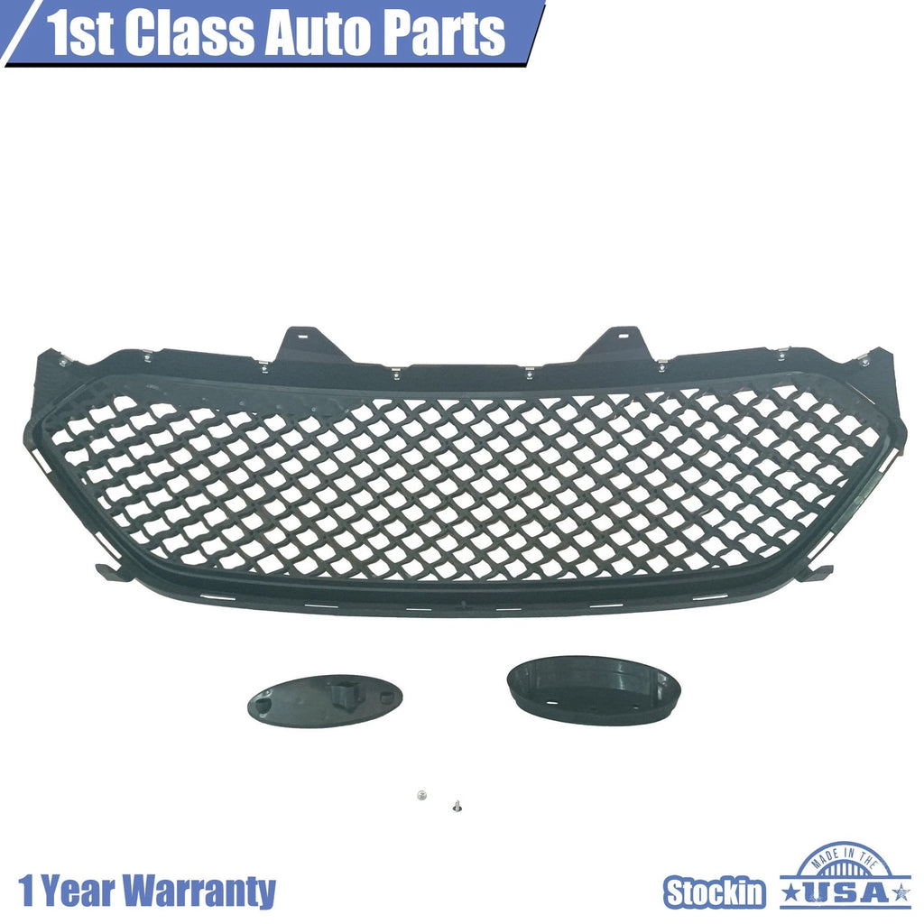 Front Upper Grille for Ford Taurus (2013–2019) Carbon Fiber Style