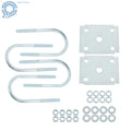 U-Bolt Kit for Trailer Axle (3" x 7-1/2" Diameter)
